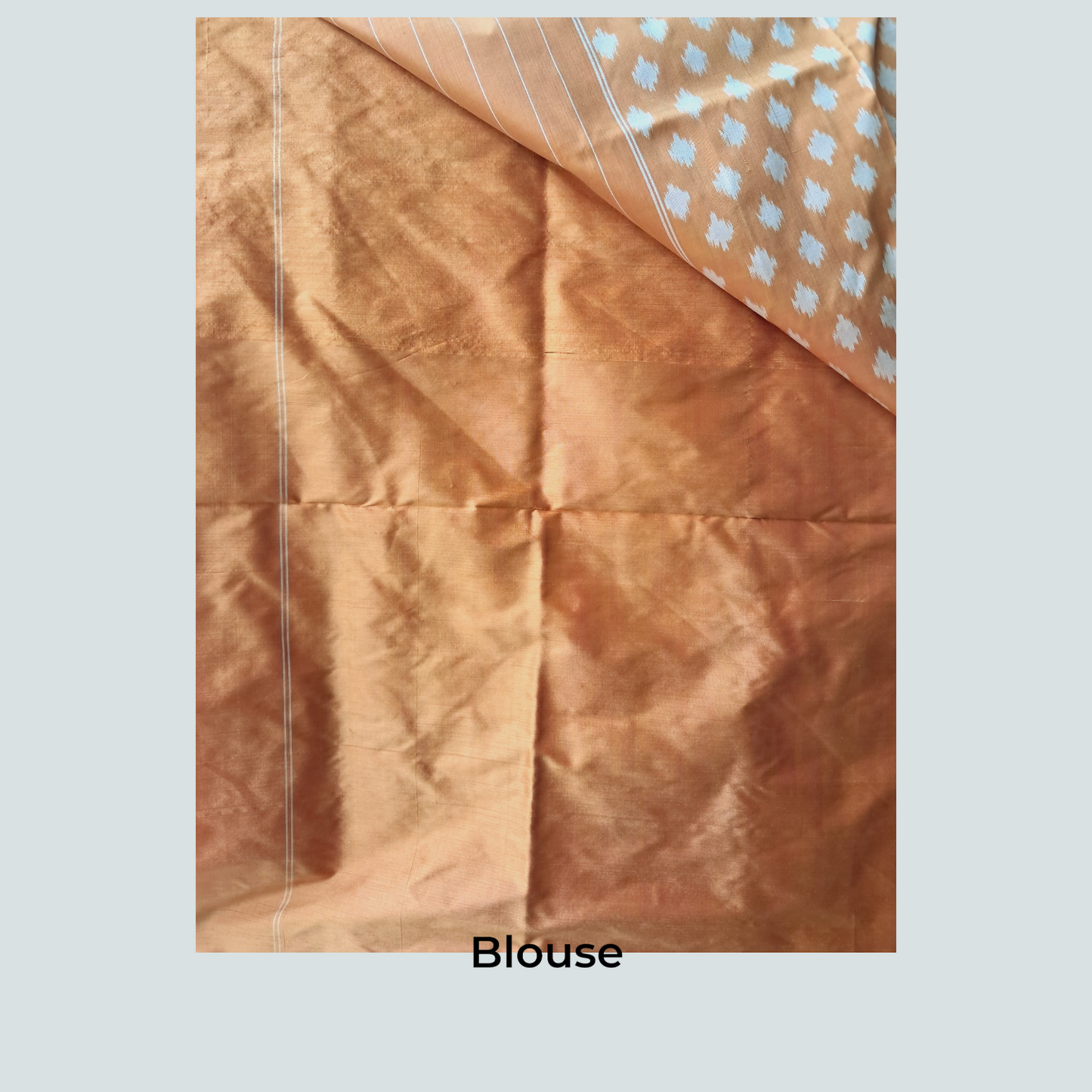 L9P13: Green and Blue Silk Saree