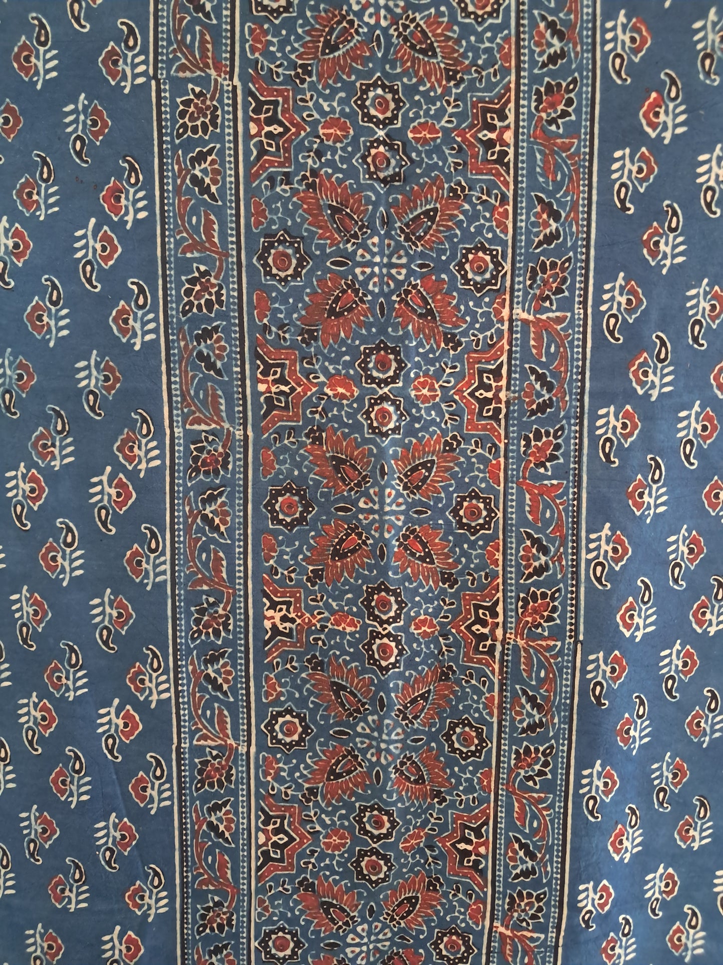 L4-P02: Indigo Paisley Cotton Suit