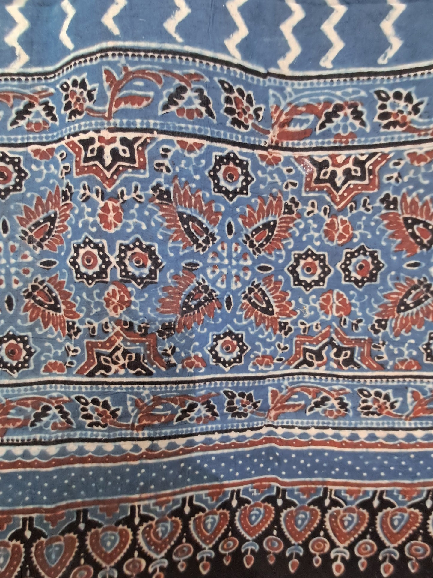 L4-P02: Indigo Paisley Cotton Suit