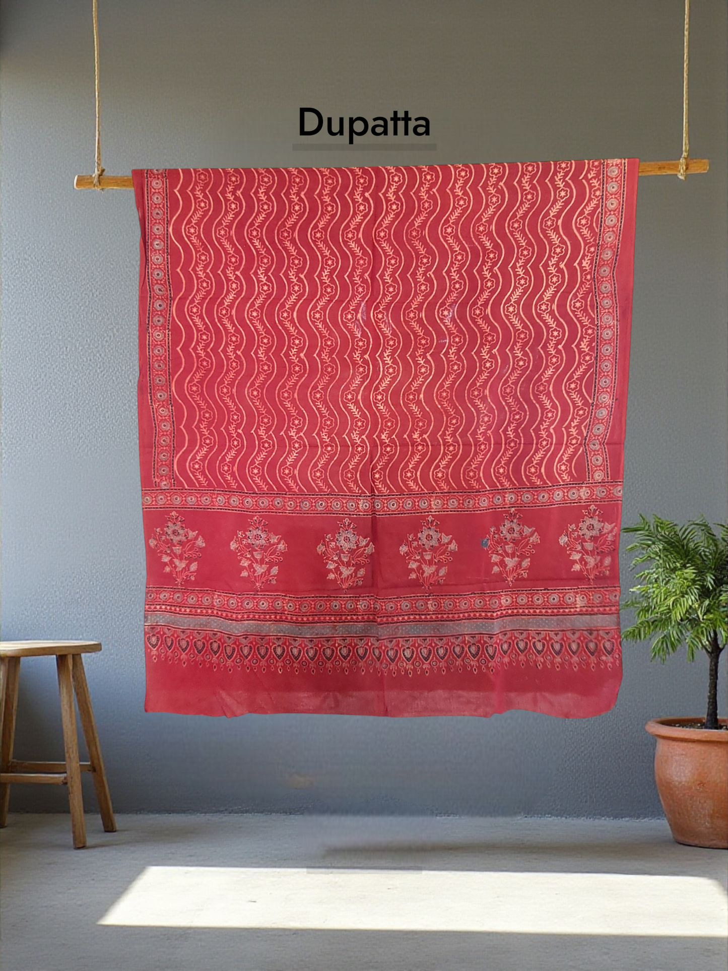 L4-P03: Red Cotton Suit
