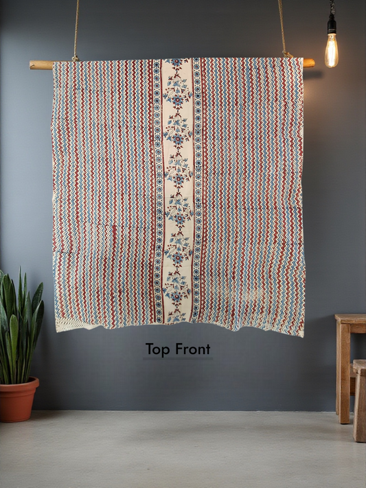 L4-P05: Cream Small Dots Cotton Suit