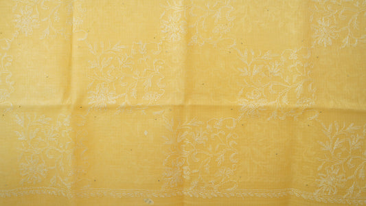 L7-P04: Lemon Yellow Kota Doriya Dupatta