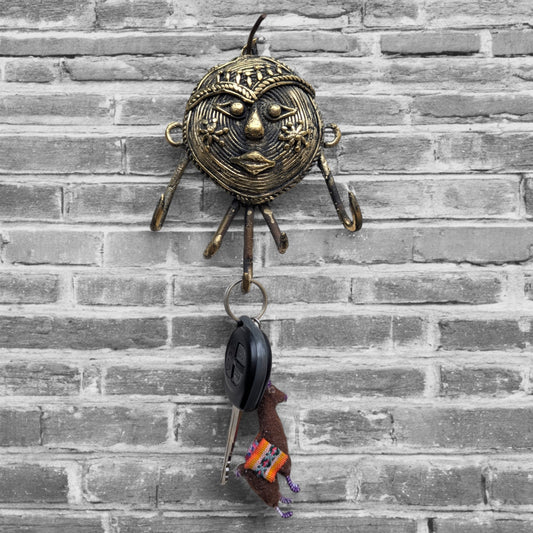 L3-P12-V1: Sun Face Key Hanger