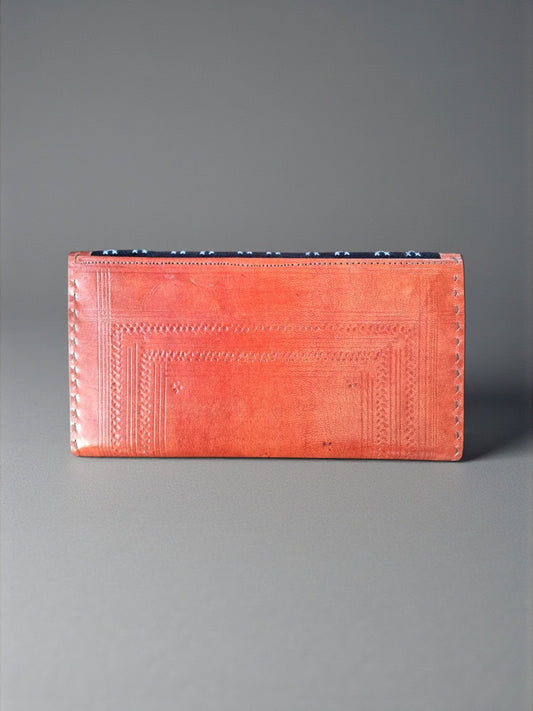 L5-P01 Jat Embroidery Leather Wallet