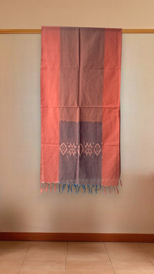 L9P30: Natural Dyed Purple Pink Stole