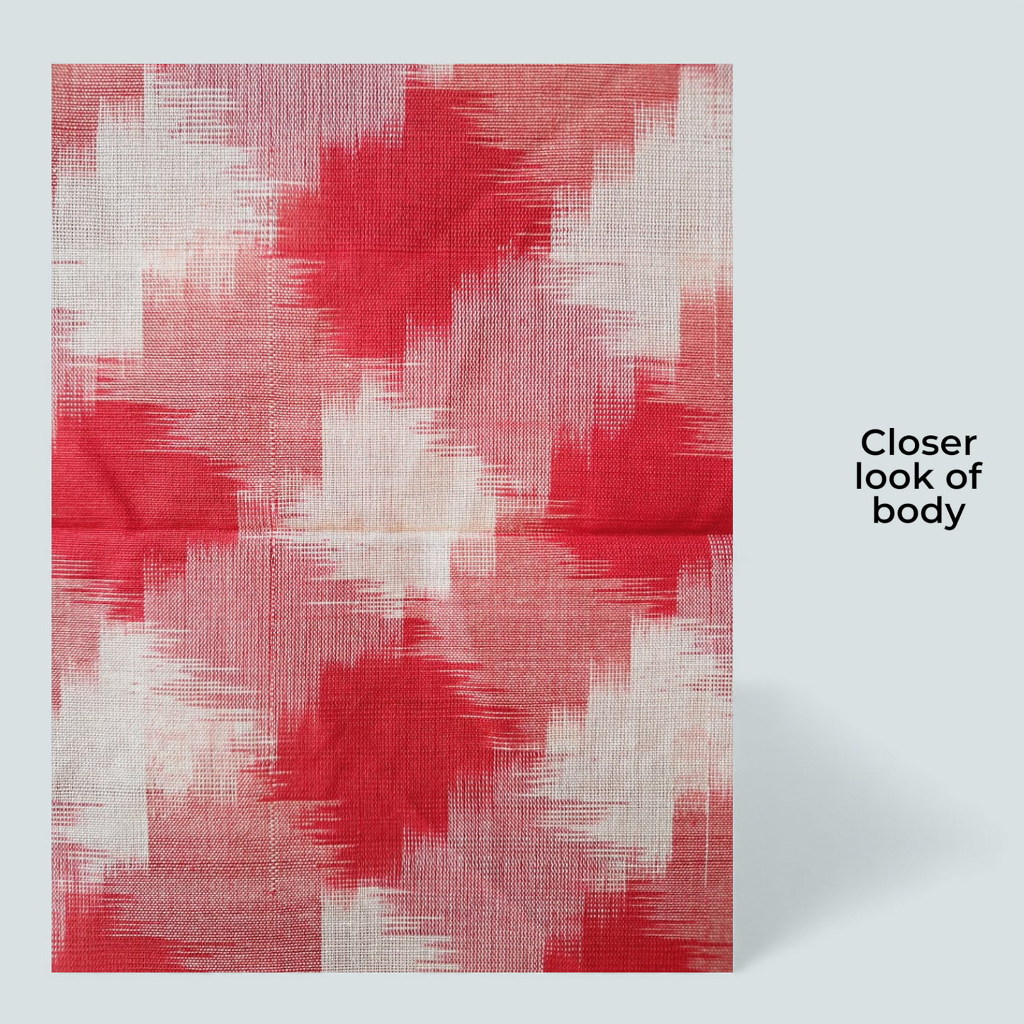 L9-P01: Red and Black Saree