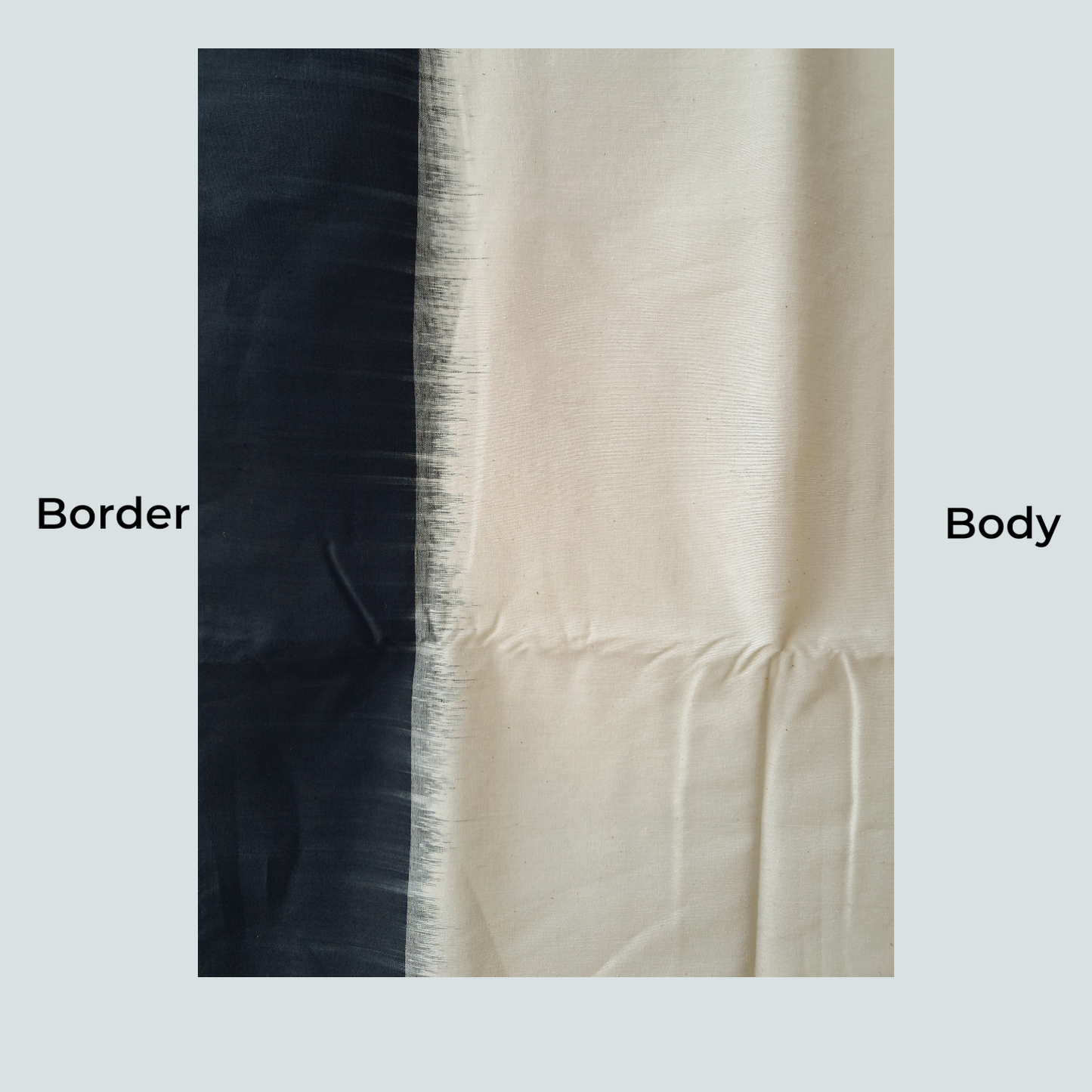 L9P04: Black and White Saree