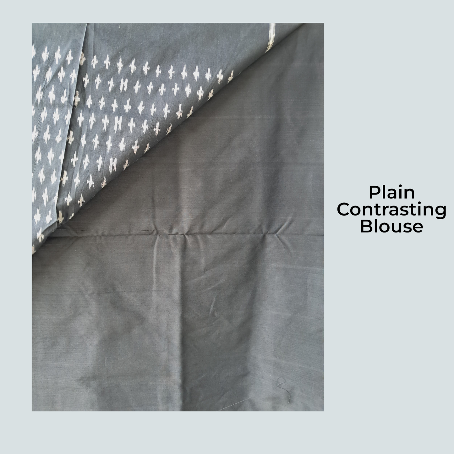 L9P04: Black and White Saree