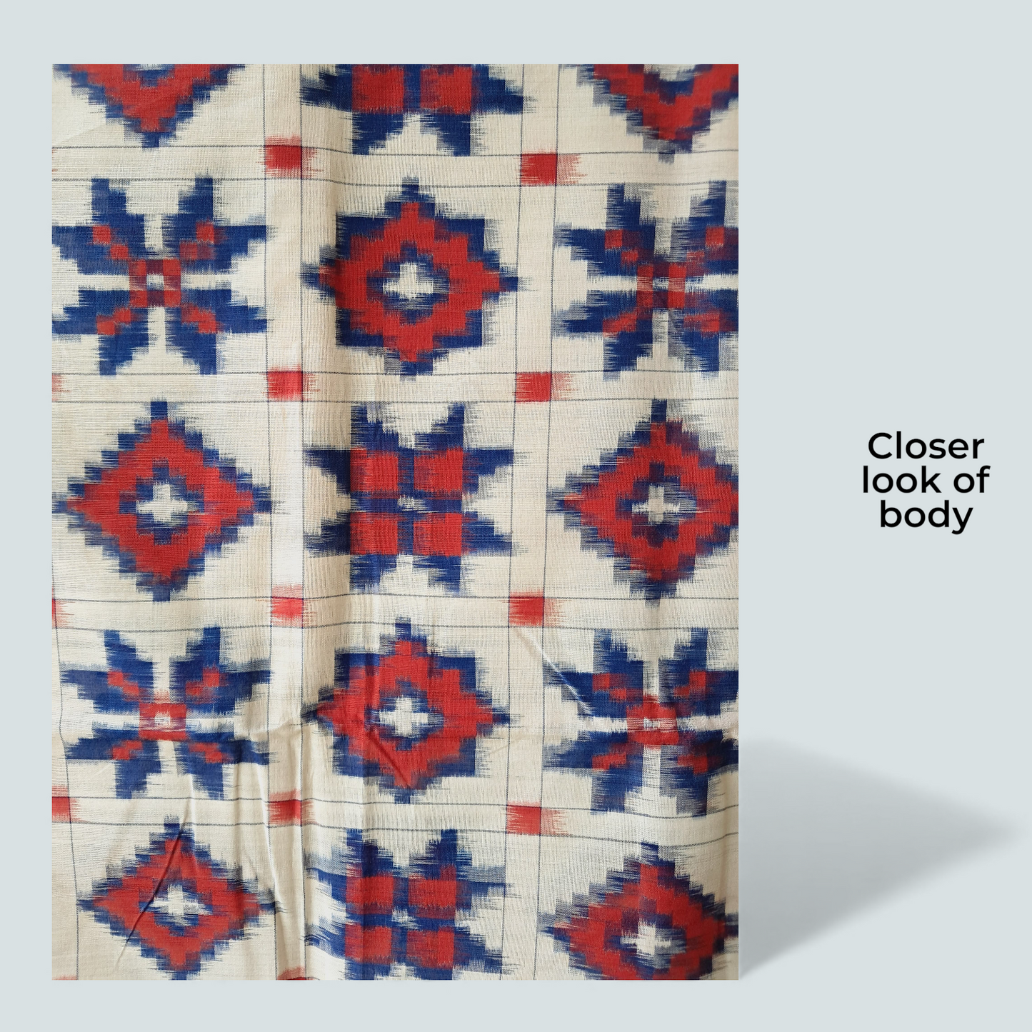 L9P05: Red and Blue Saree