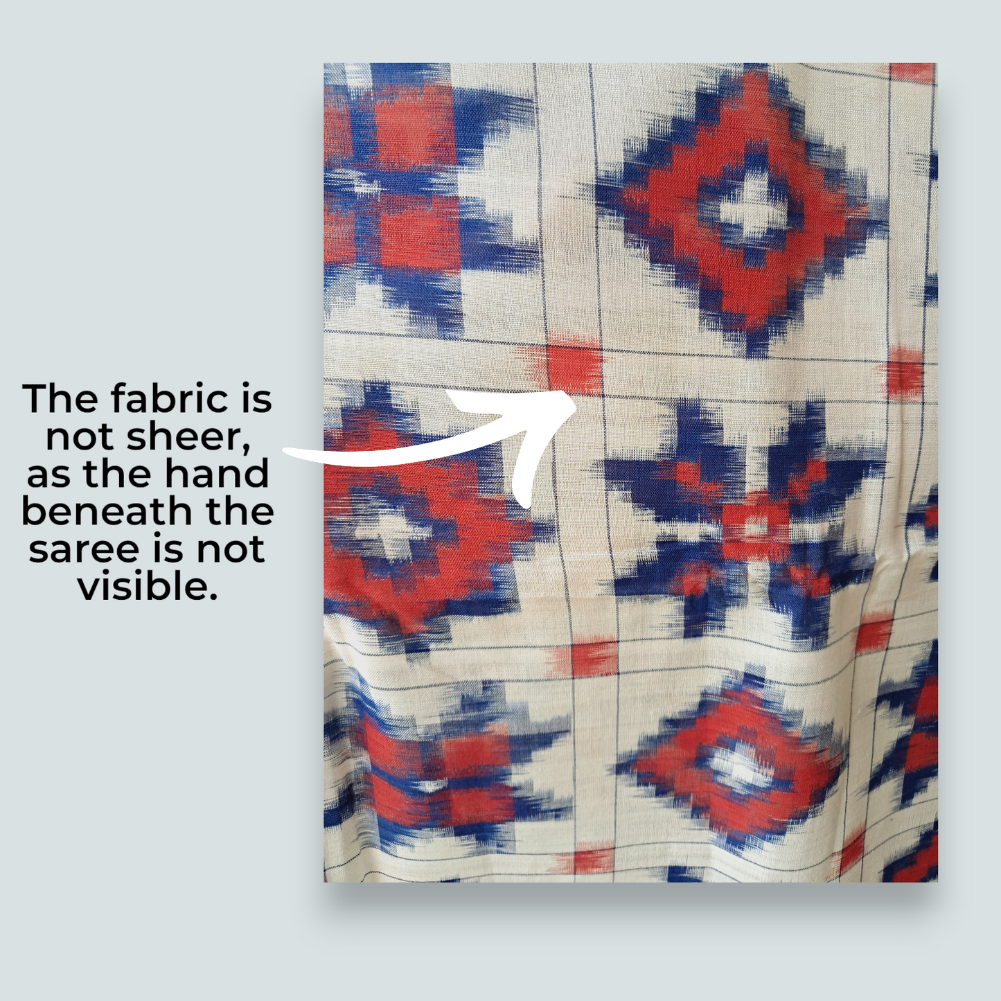 L9P05: Red and Blue Saree