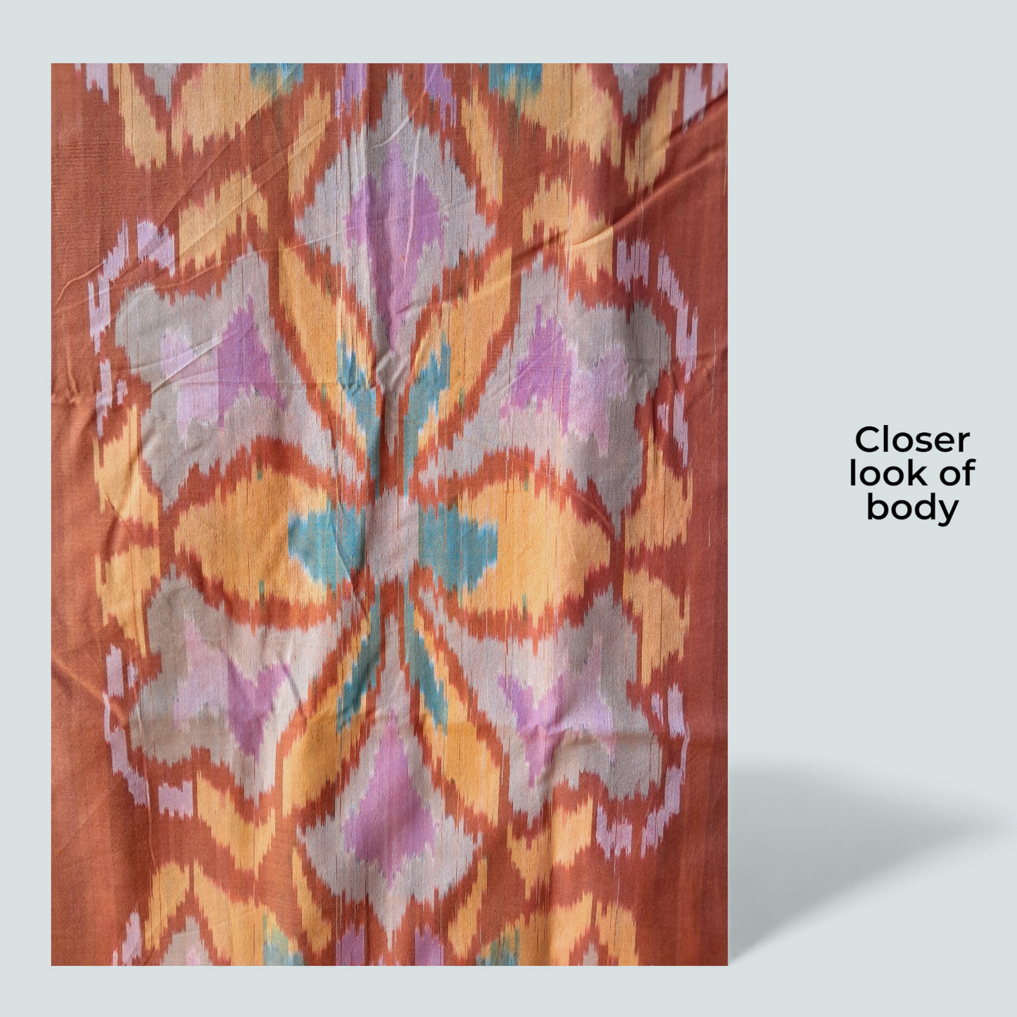 L9P07: Brown Pink Saree