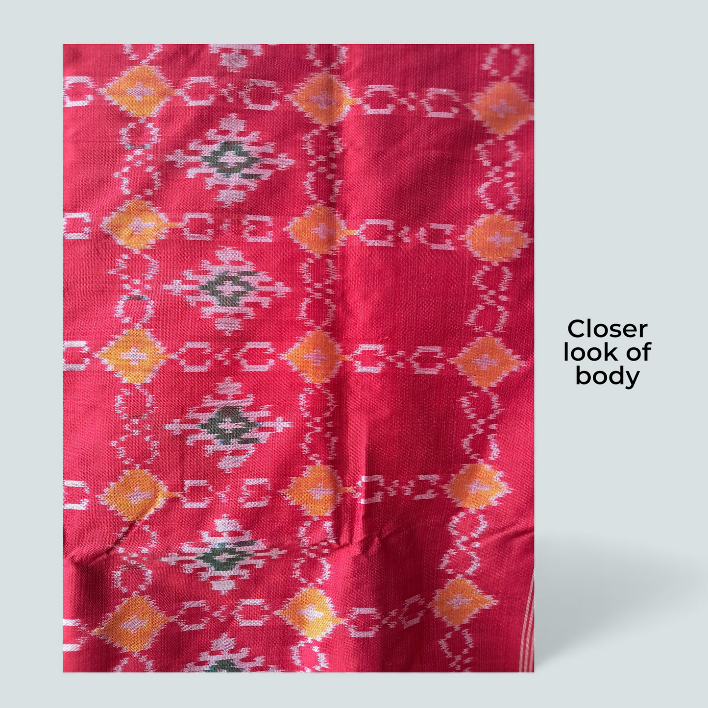 L9P12: Red Silk Saree