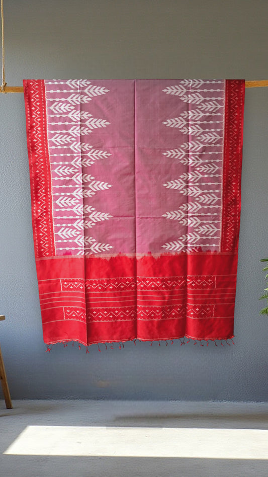 L9P26: Purple red Dupatta