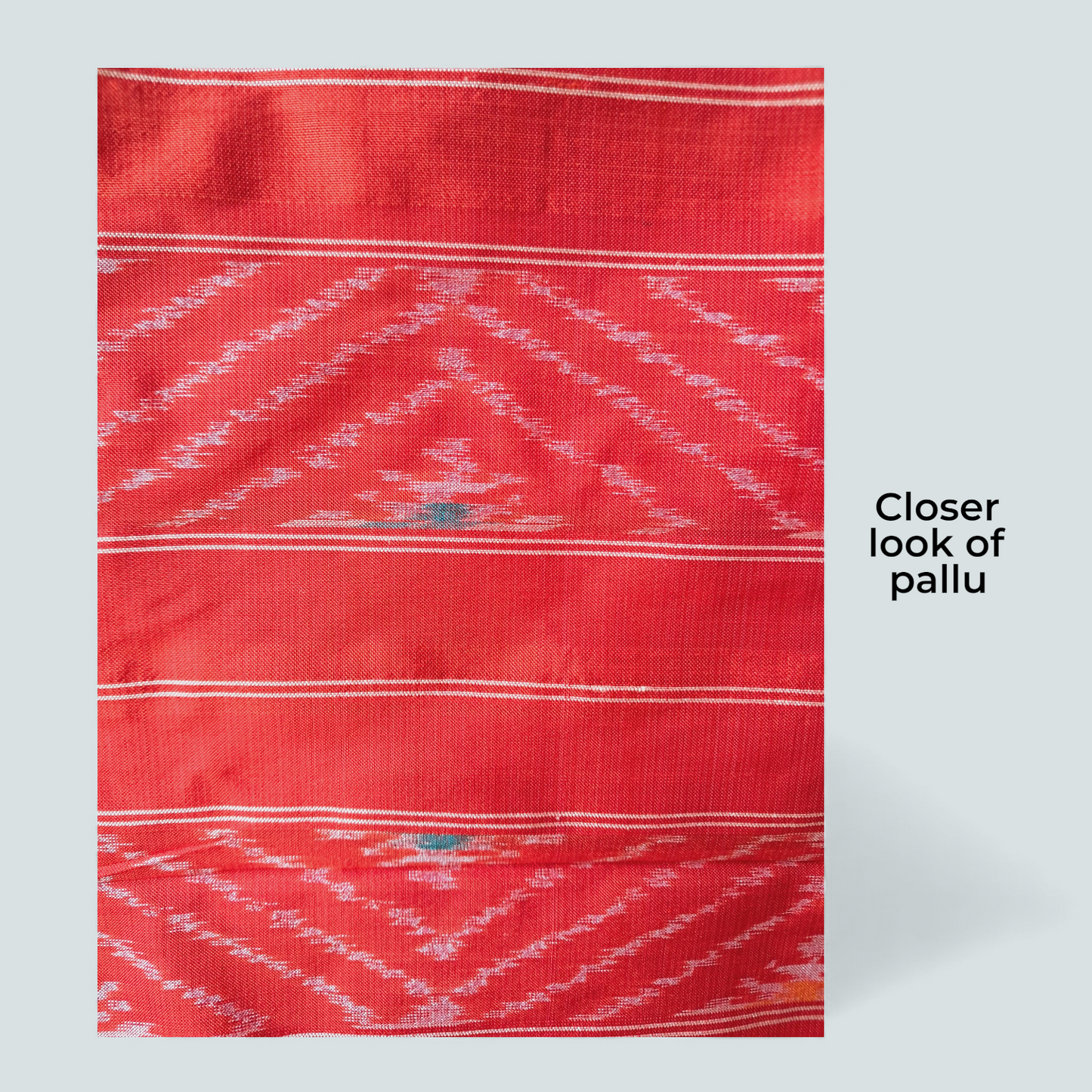 L9P12: Red Silk Saree