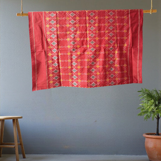 L9P12: Red Silk Saree