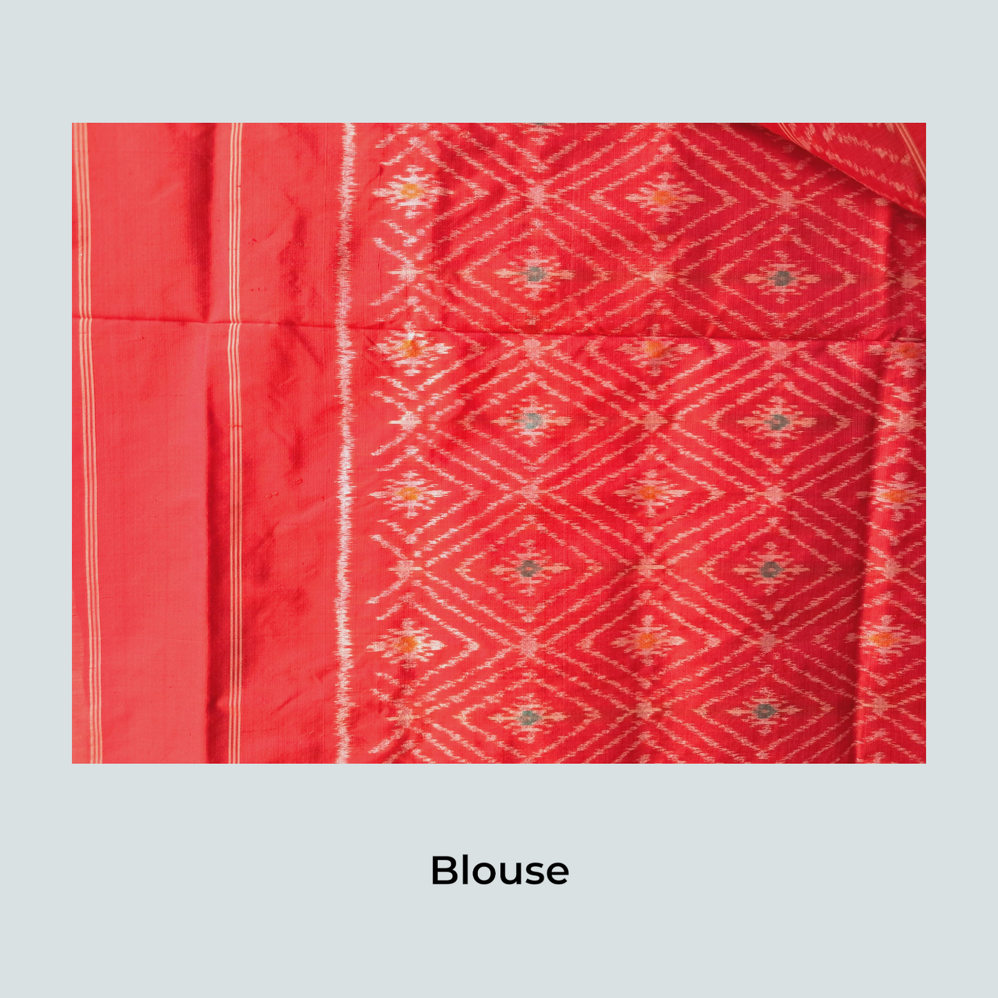 L9P12: Red Silk Saree