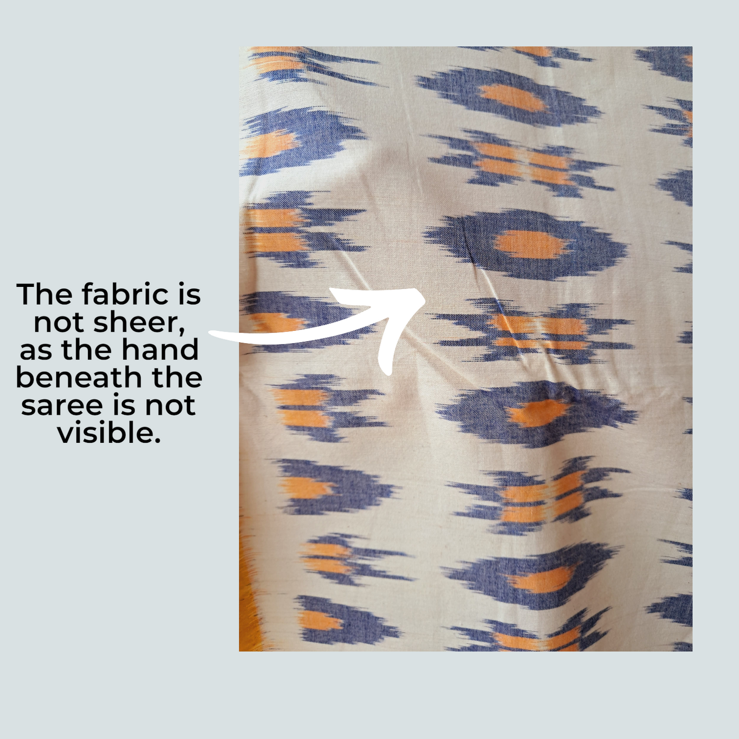 L9P14: White and Blue Saree