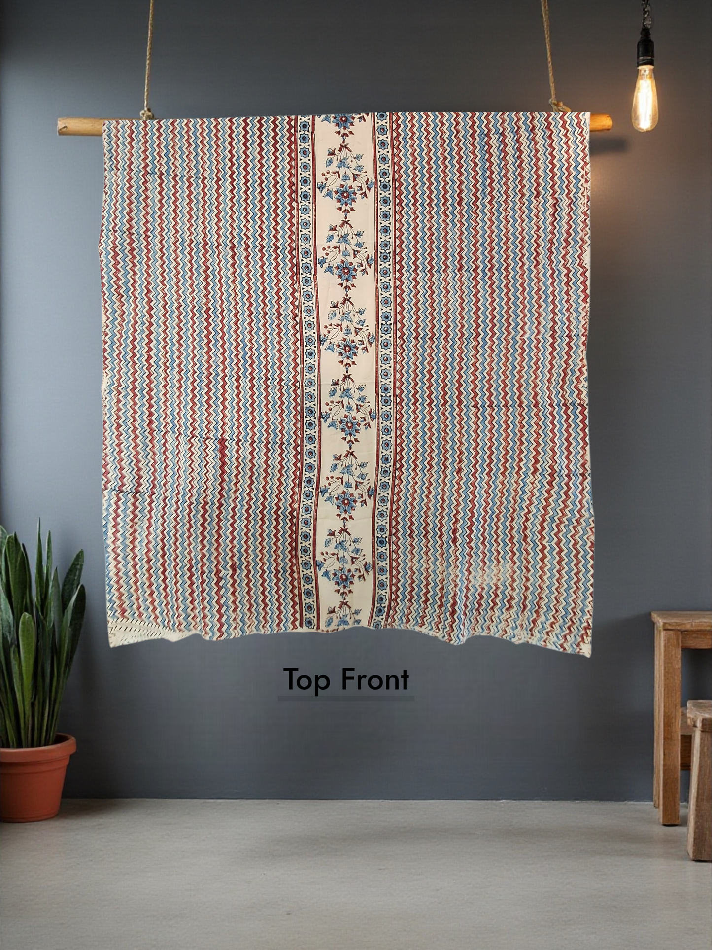 L4-P05: Cream Small Dots Cotton Suit