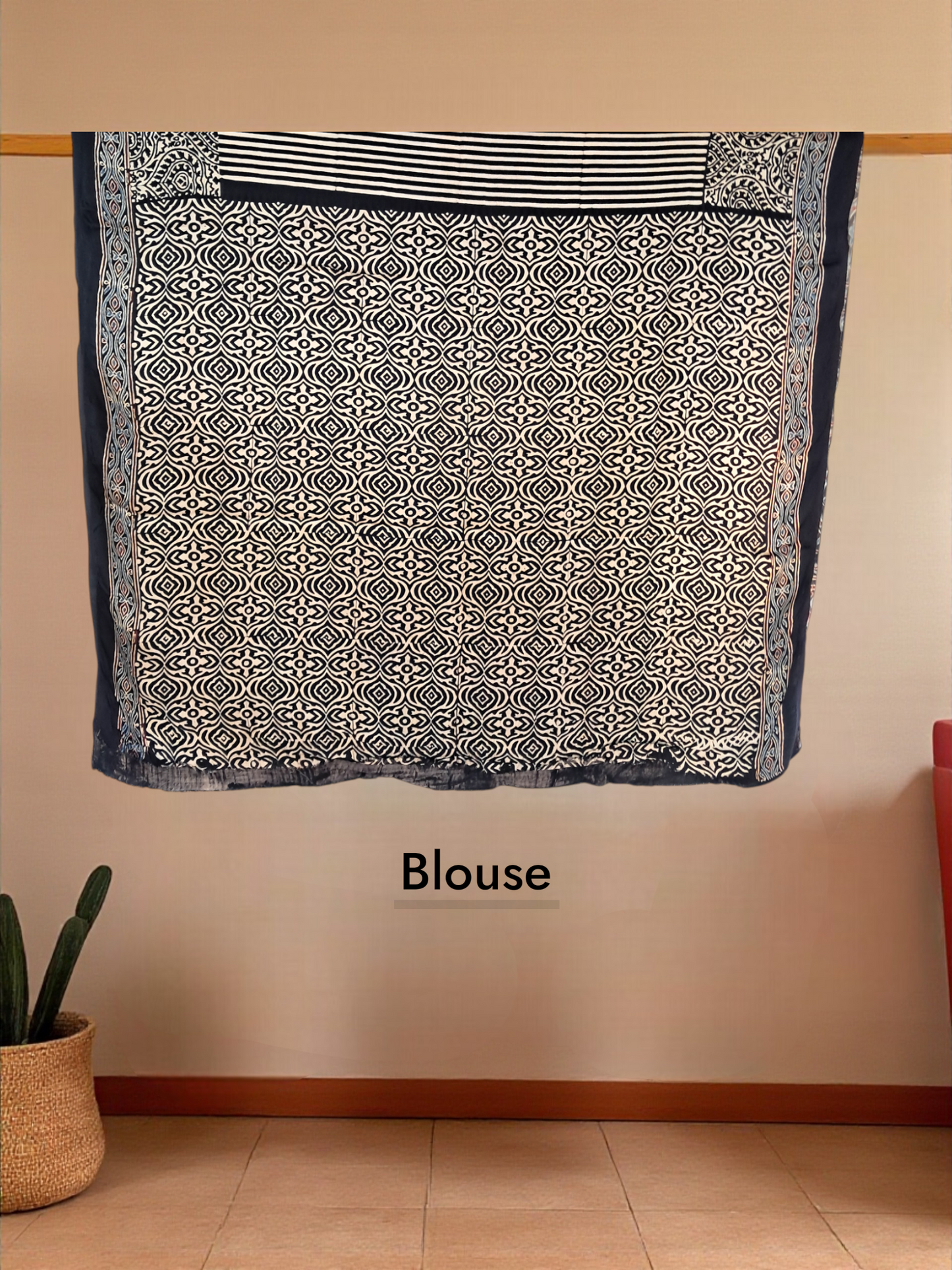 L4-P22: Black Color with Stripe Body Viscous Saree (Modal Silk)