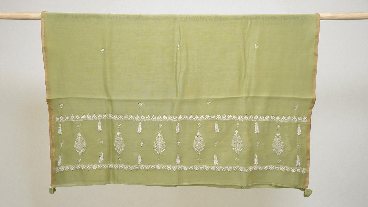 L7-P01: Sage Green Dupatta