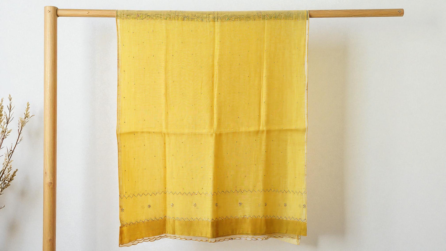 L7-P02: Haldi Yellow Dupatta