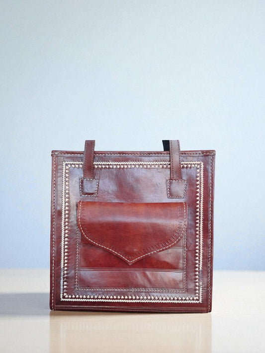 L5-P21: Large Office Leather Bag