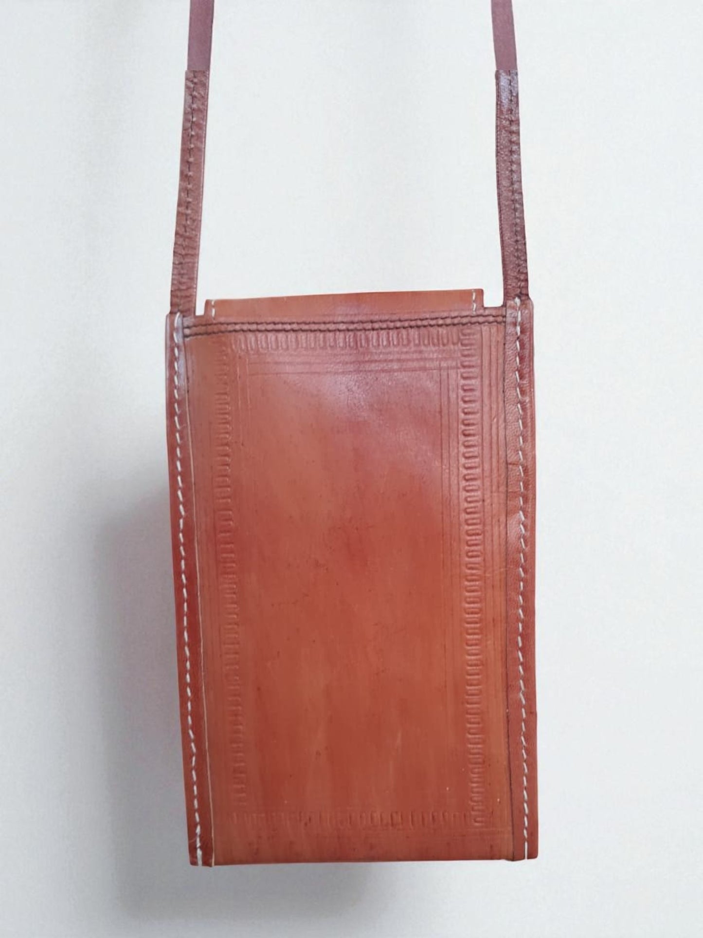 L5-P03: Ahir Embroidery Sling Leather Bag
