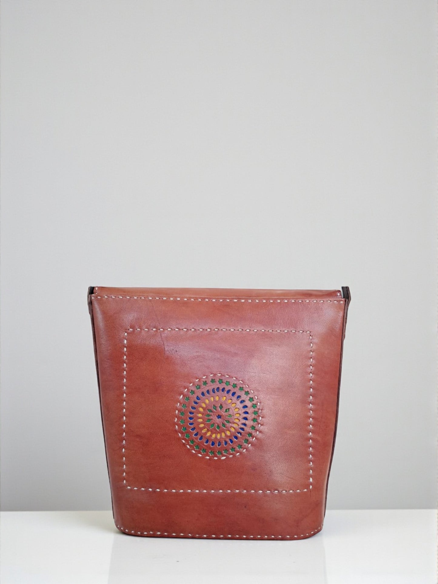 L5-P17: Applique Leather Bag
