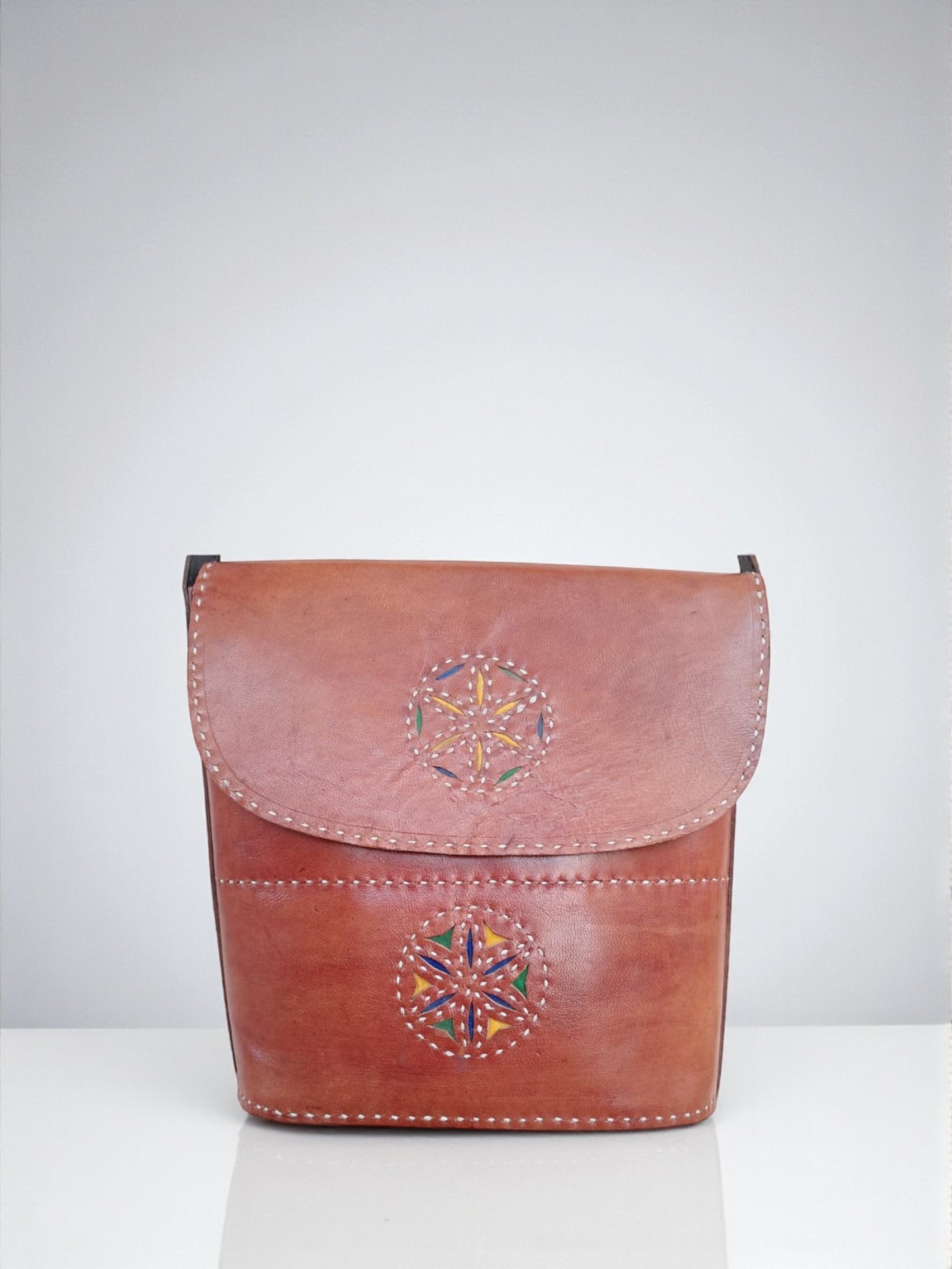 L5-P17: Applique Leather Bag