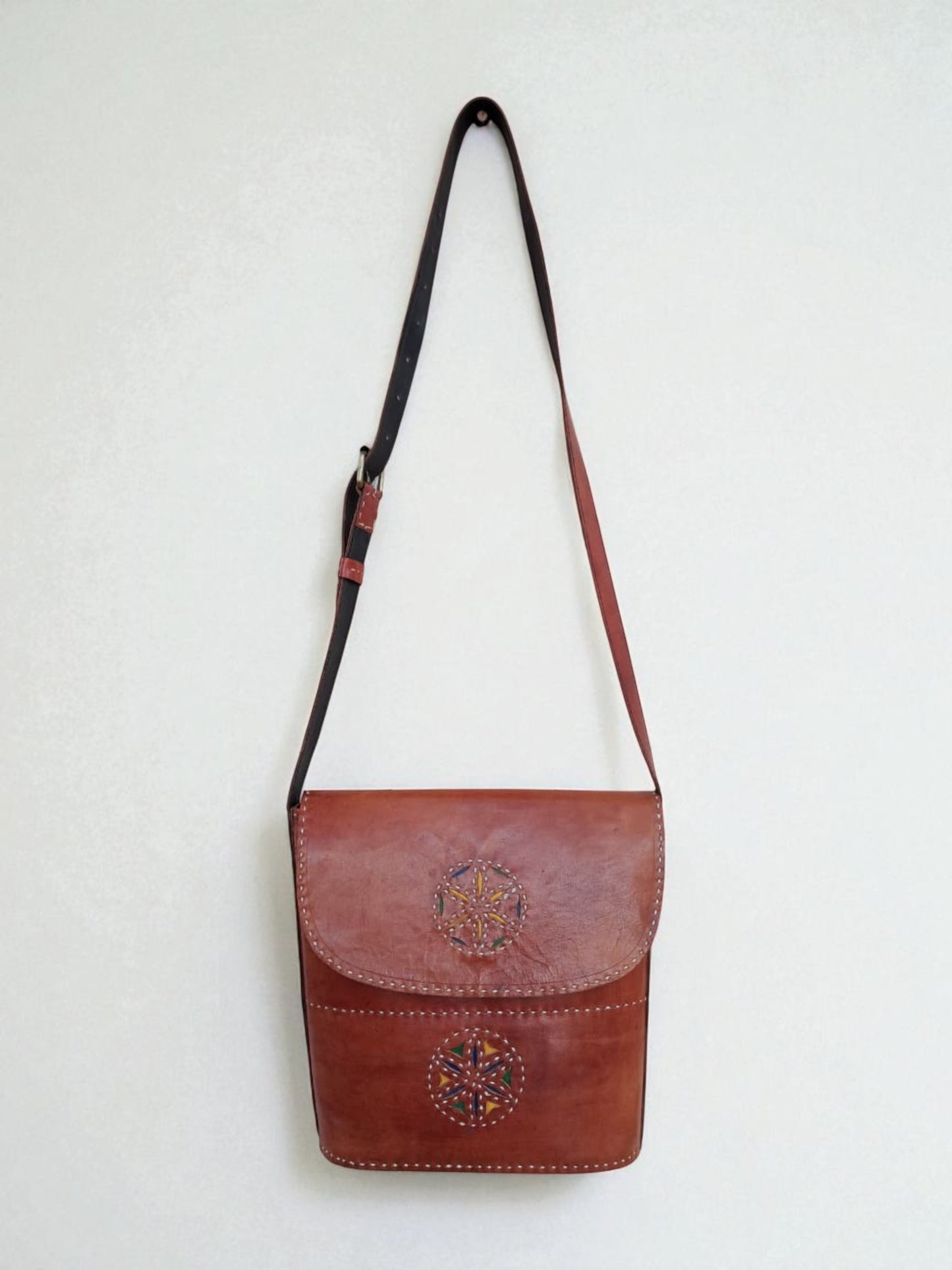 L5-P17: Applique Leather Bag