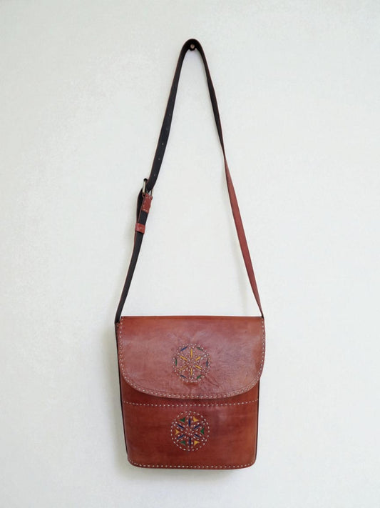 L5-P17: Applique Leather Bag