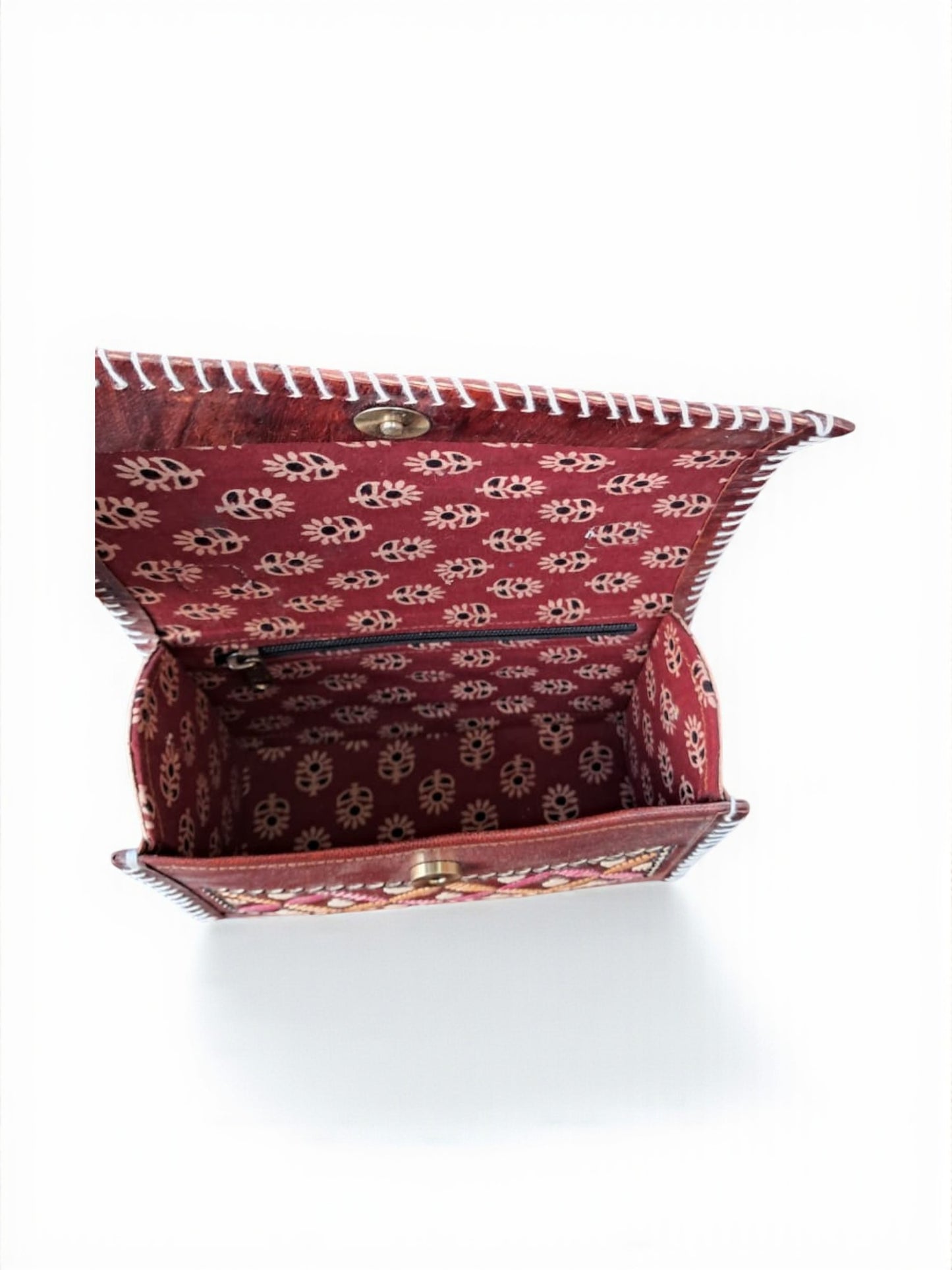 L5-P13: Colorful Box Leather Bag