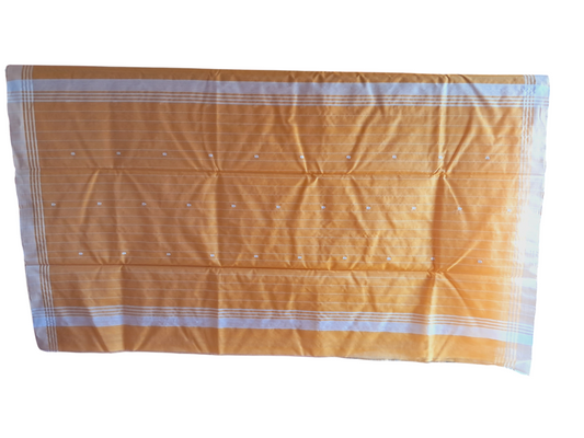 L6-P9: Haldi Yellow Cotton Silk Saree
