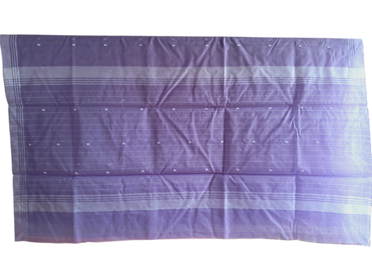L6-P13: Lavender Cotton Silk Saree
