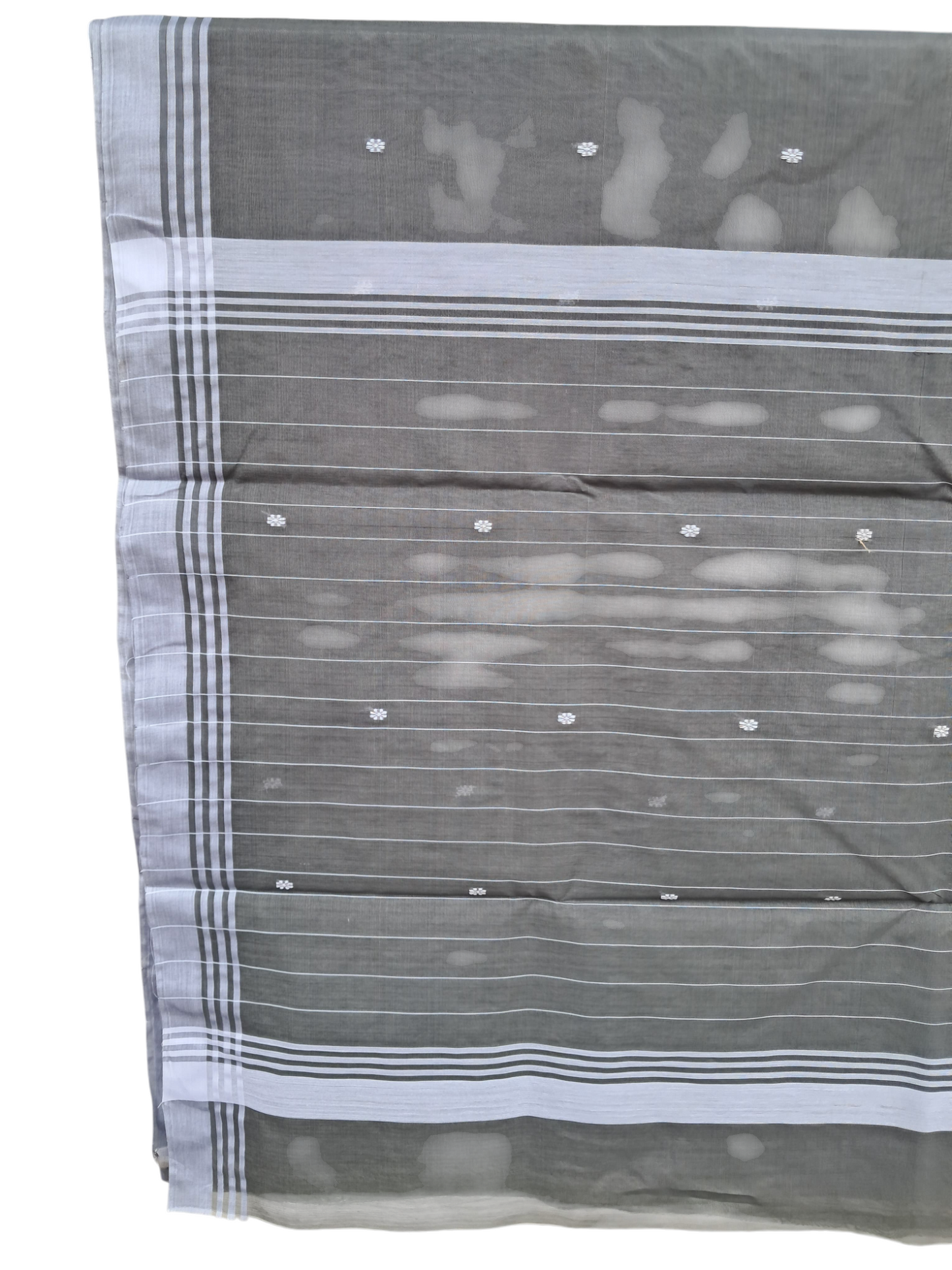 L6-P4: Slaty Cotton Silk Saree