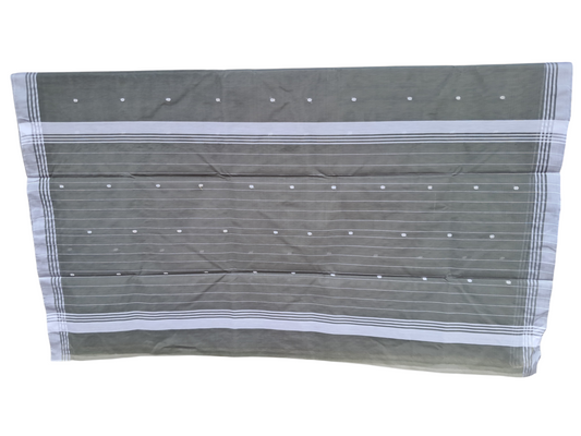 L6-P4: Slaty Cotton Silk Saree