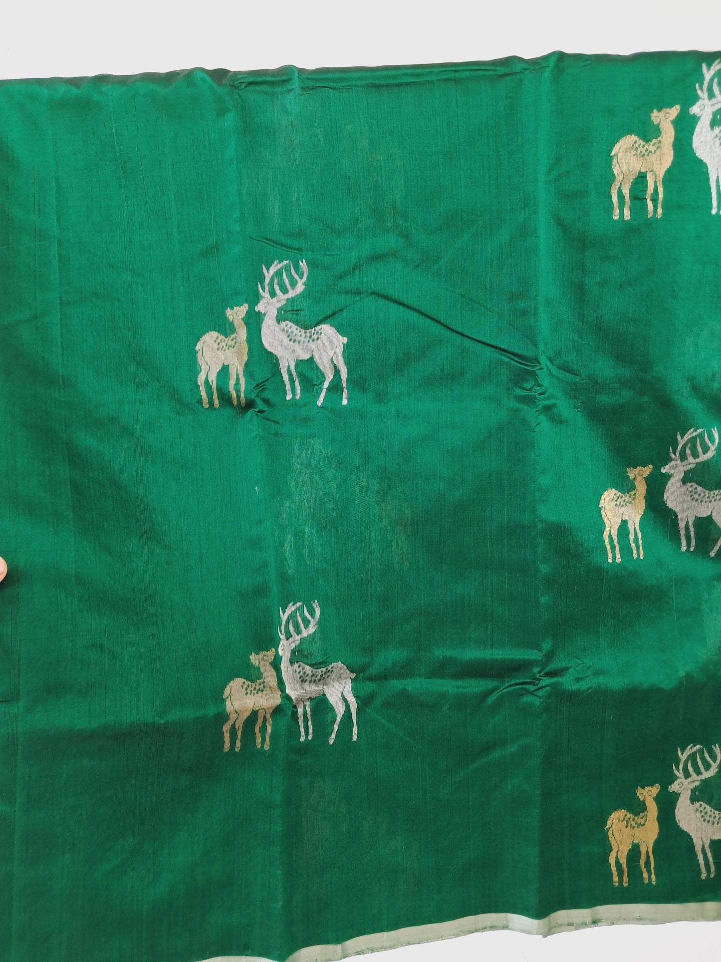 L2-P11: Deer Pattu Chanderi Silk Saree