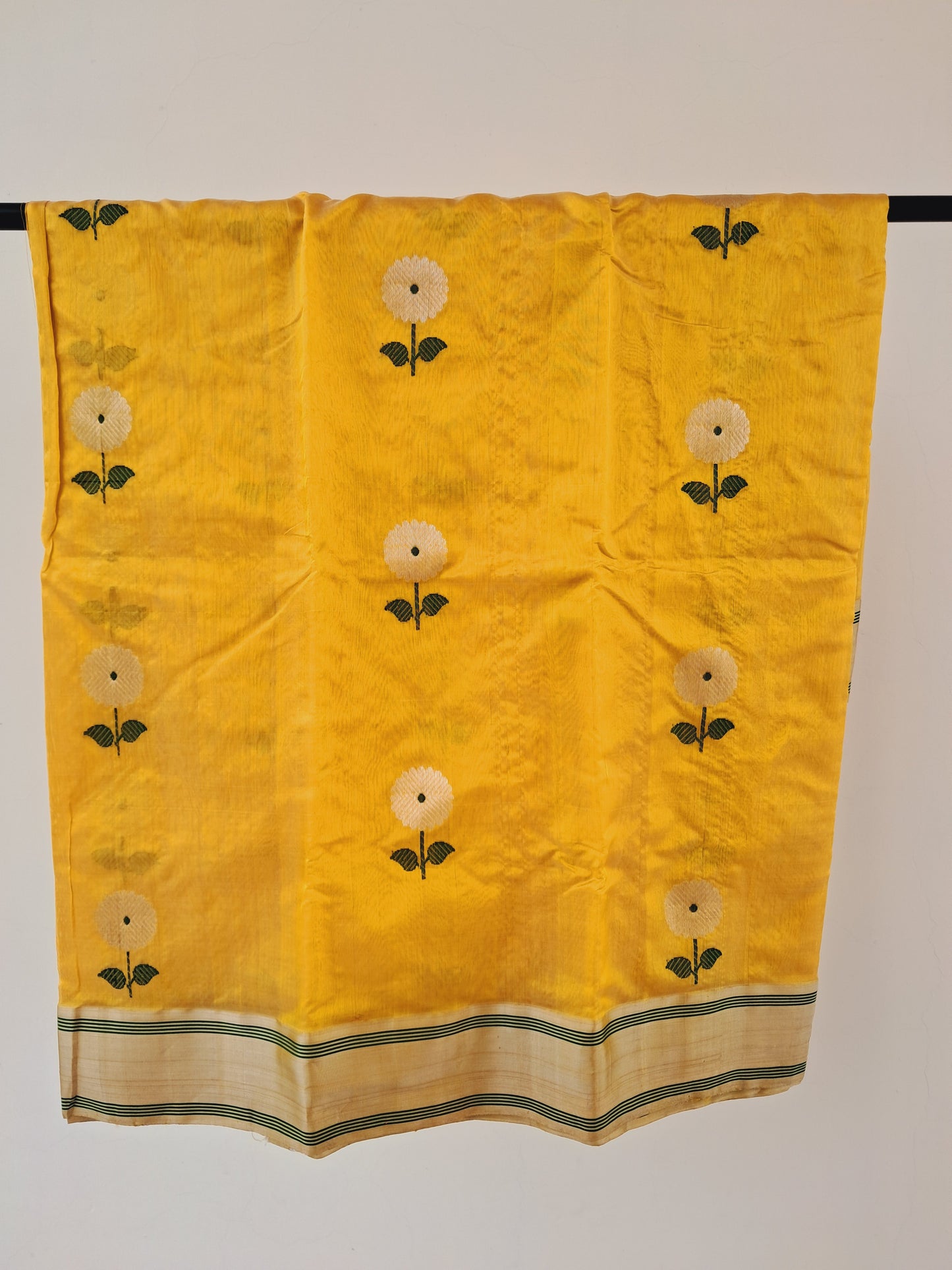 L2-P07-V2:  Bloomglow Pattu Silk Chanderi Saree