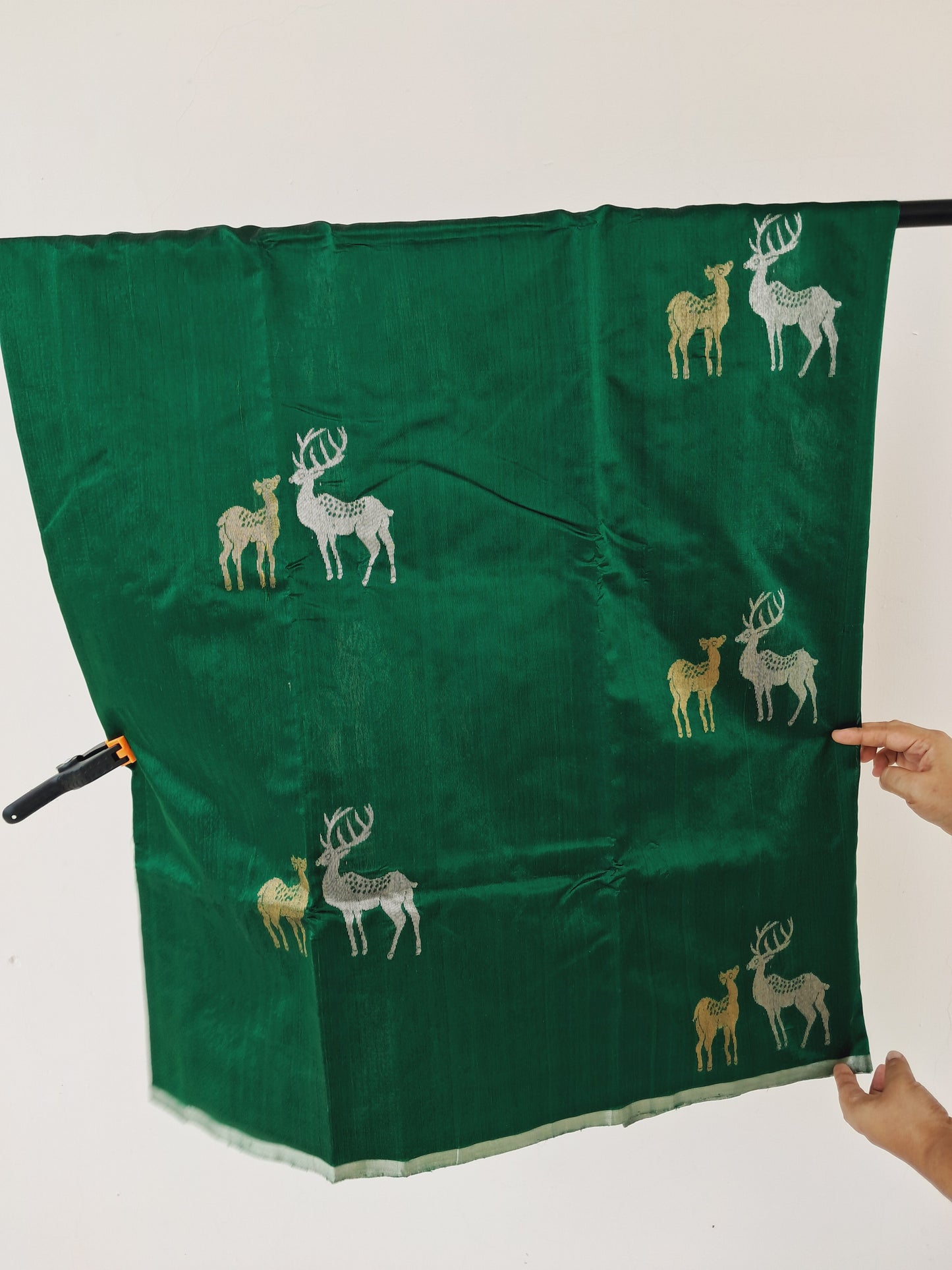 L2-P11: Deer Pattu Chanderi Silk Saree