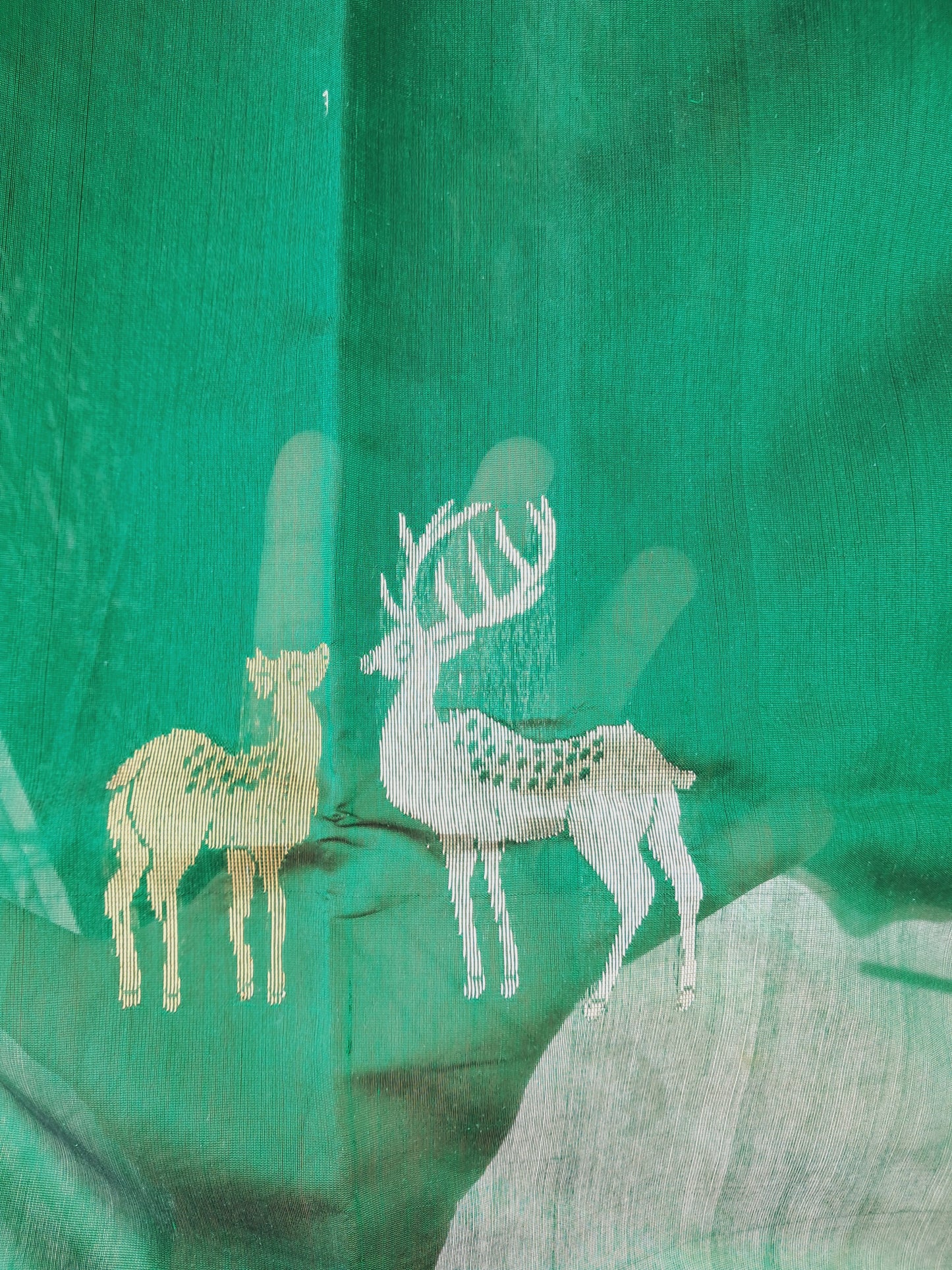 L2-P11: Deer Pattu Chanderi Silk Saree